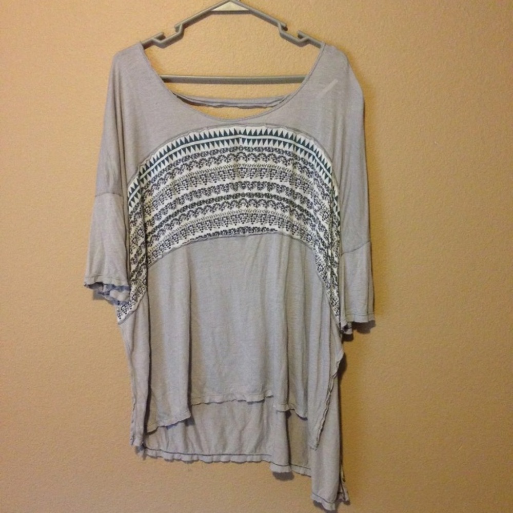 🍎 FREE PEOPLE shirt size large